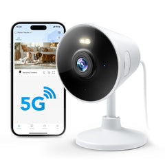 5G & 2.4G Indoor/Outdoor Security Camera for Home, Baby/Elder/Dog/Pet Camera with Phone App, WiFi Camera w/Spotlight Color Night Vision 2-Way Audio